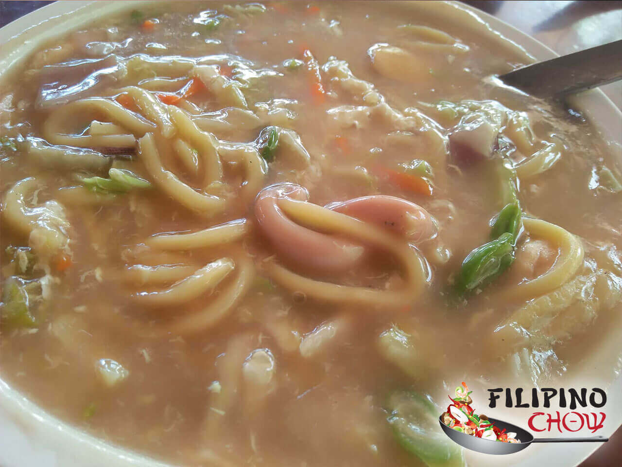 Picture Of Pancit Lomi Seafood Noodle Soup Filipino Chow S