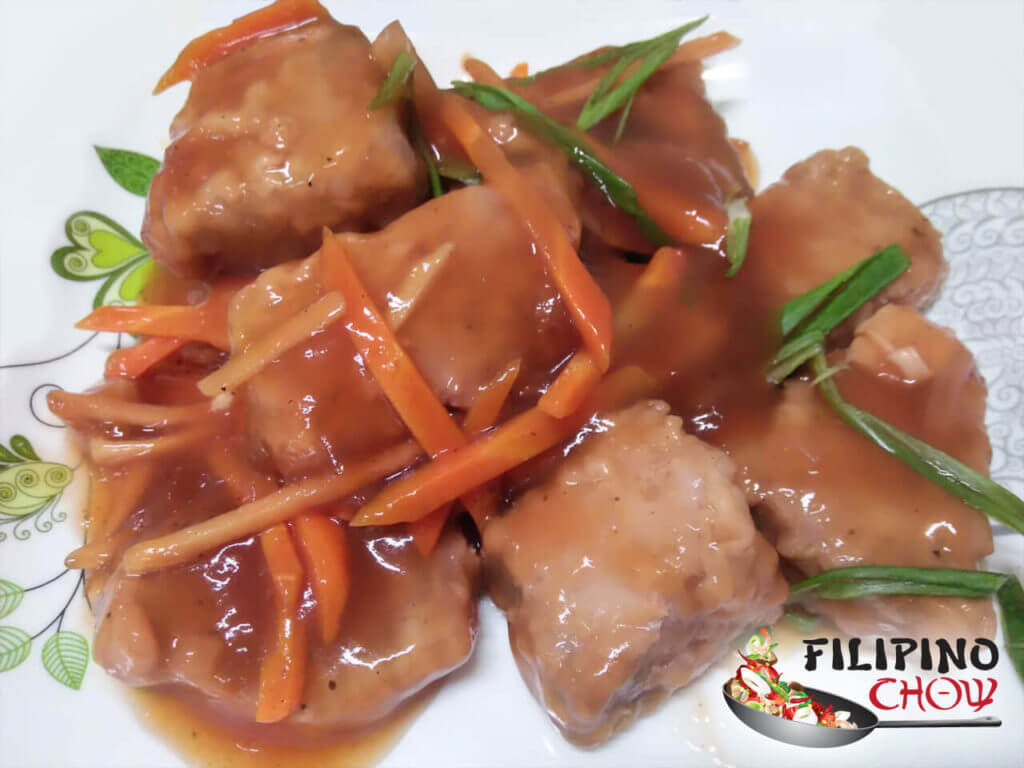 Sweet and Sour Tuna (Escabecheng Isda)