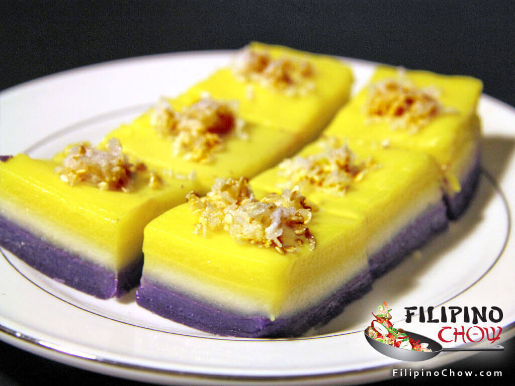 Sapin Sapin (Steamed Coconut Layer Pudding)