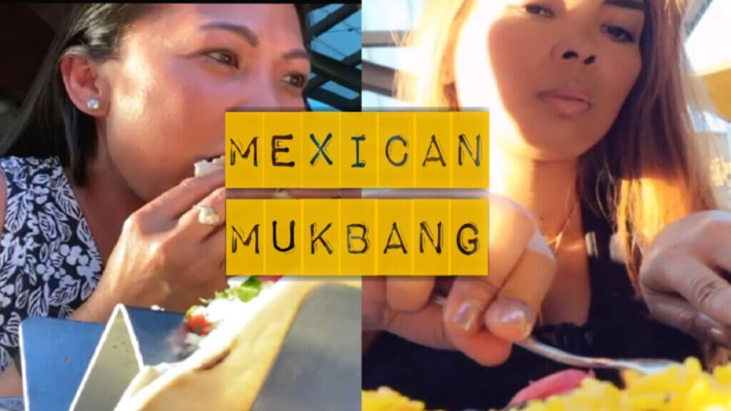 Mexican Food Mukbang Outdoors in Tampa Bay at Roccos Tacos