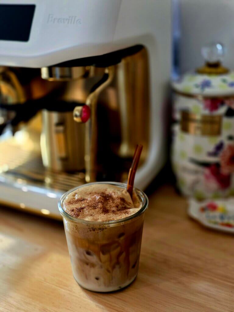 Vanilla Bean Brown Sugar Honey Espresso Iced Latte