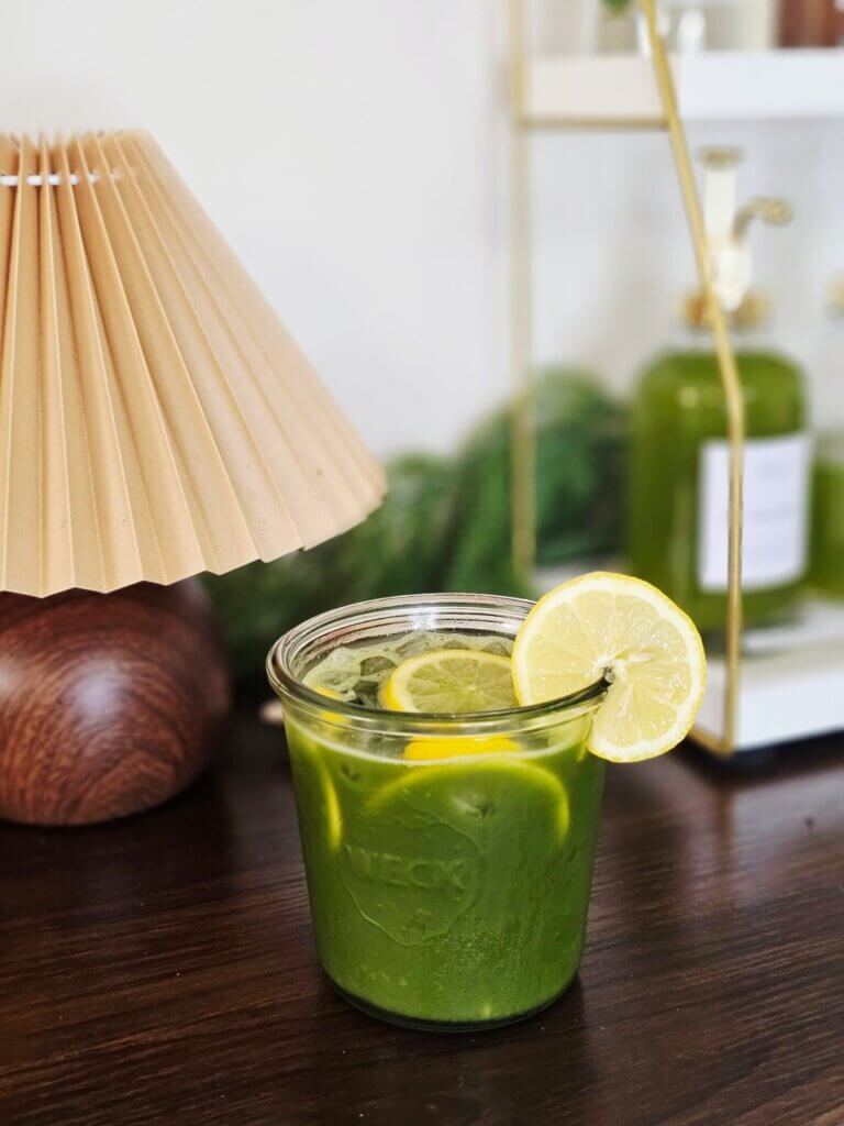 Iced Matcha Lemonade Soda